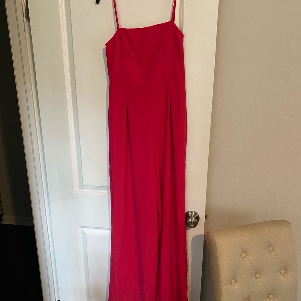 Hot Pink Jumpsuit